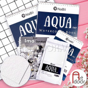  [ARTDOOR] Sổ Giấy vẽ màu nước NABII Aqua Fat, vẽ chì Ima